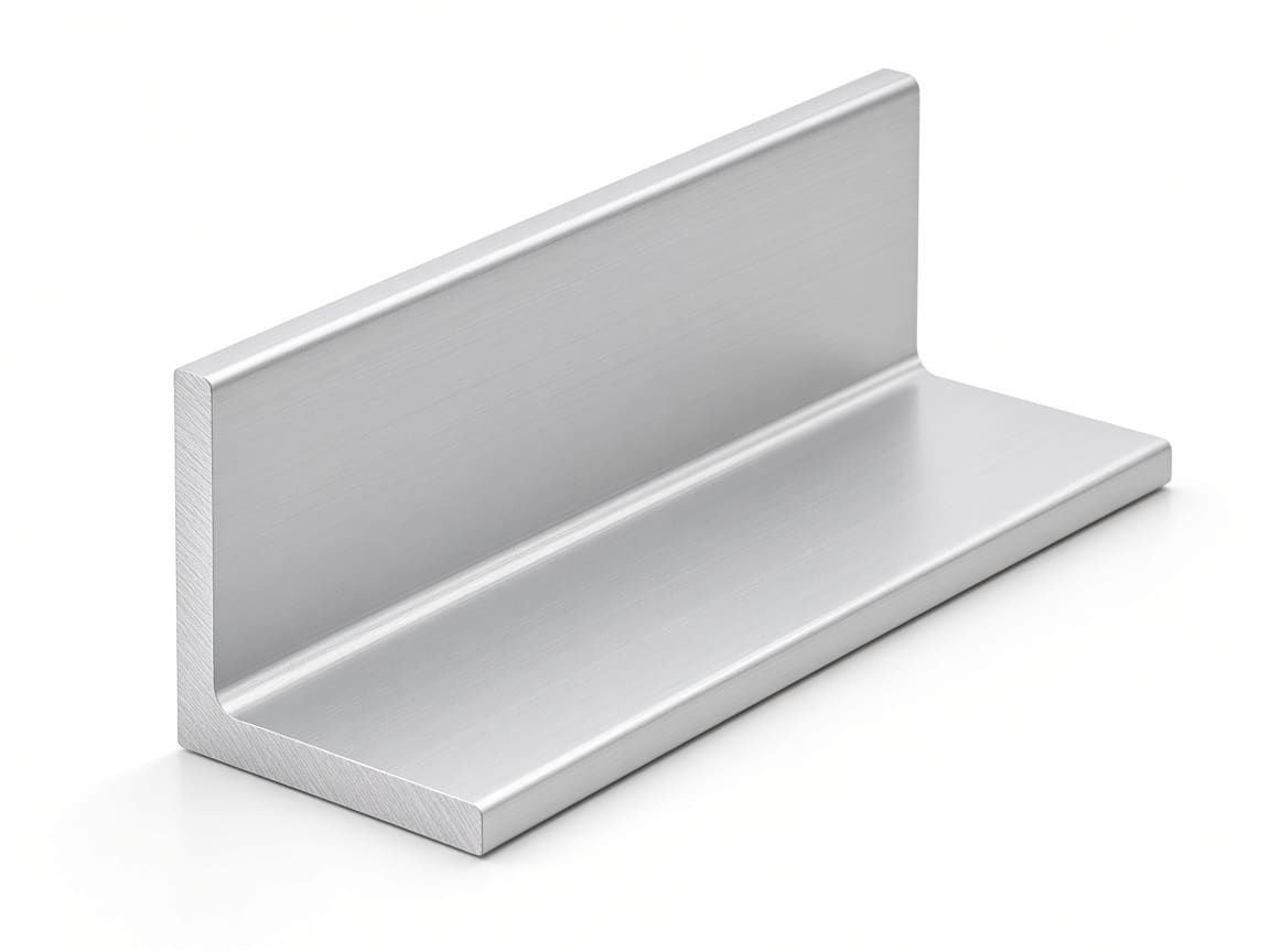 40 × 40 × 4 mm equal aluminum angle, clear anodized — CharMax CM-AN-4040-4