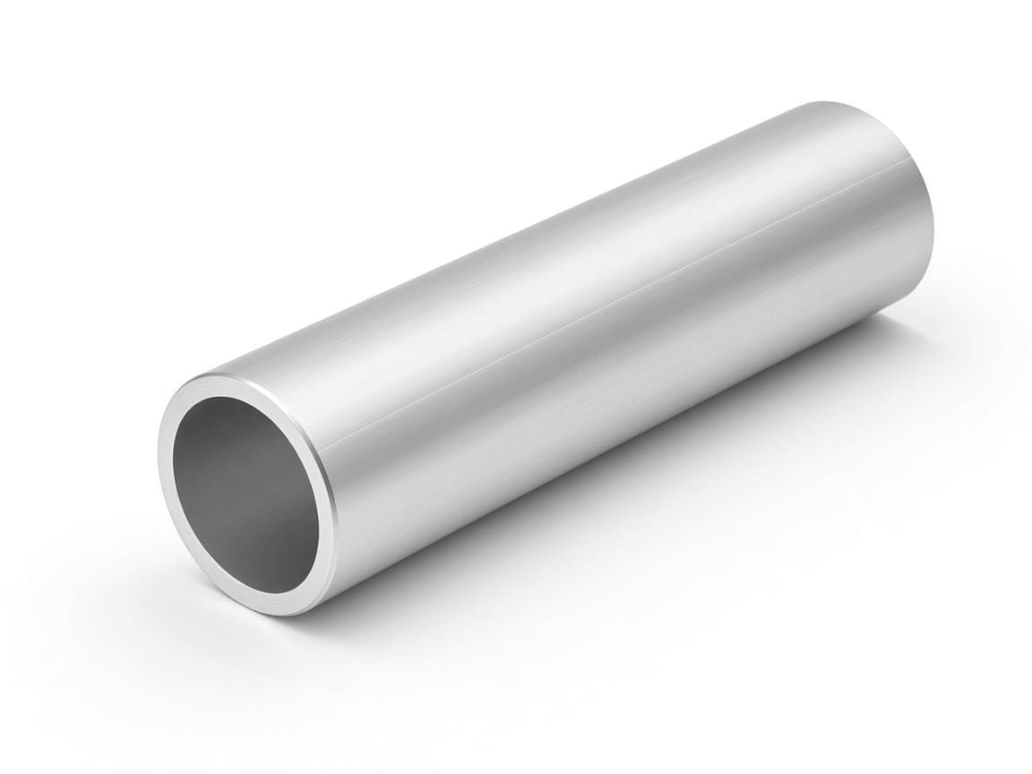 Ø20 × 2 mm aluminum round tube, clear anodized — CharMax CM-RD-20-2