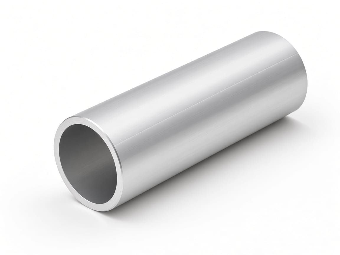 Ø32 × 2 mm aluminum round tube, clear anodized — CharMax CM-RD-32-2