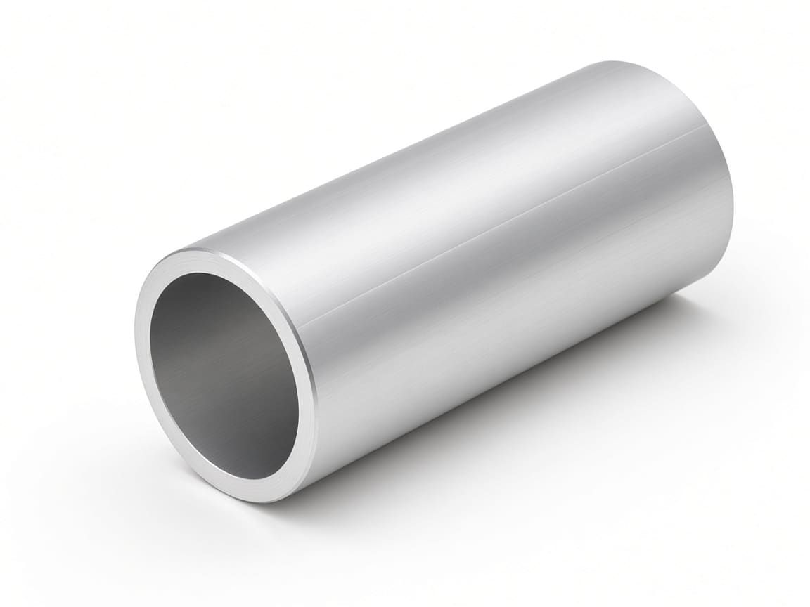 Ø50 × 3 mm aluminum round tube, clear anodized — CharMax CM-RD-50-3