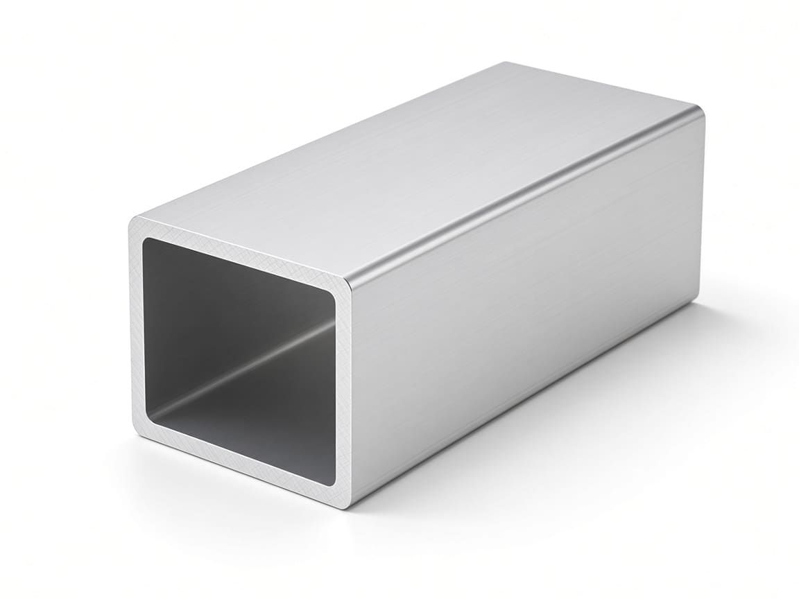 30 × 30 × 2 mm aluminum square tube, clear anodized — CharMax CM-SQ-3030-2