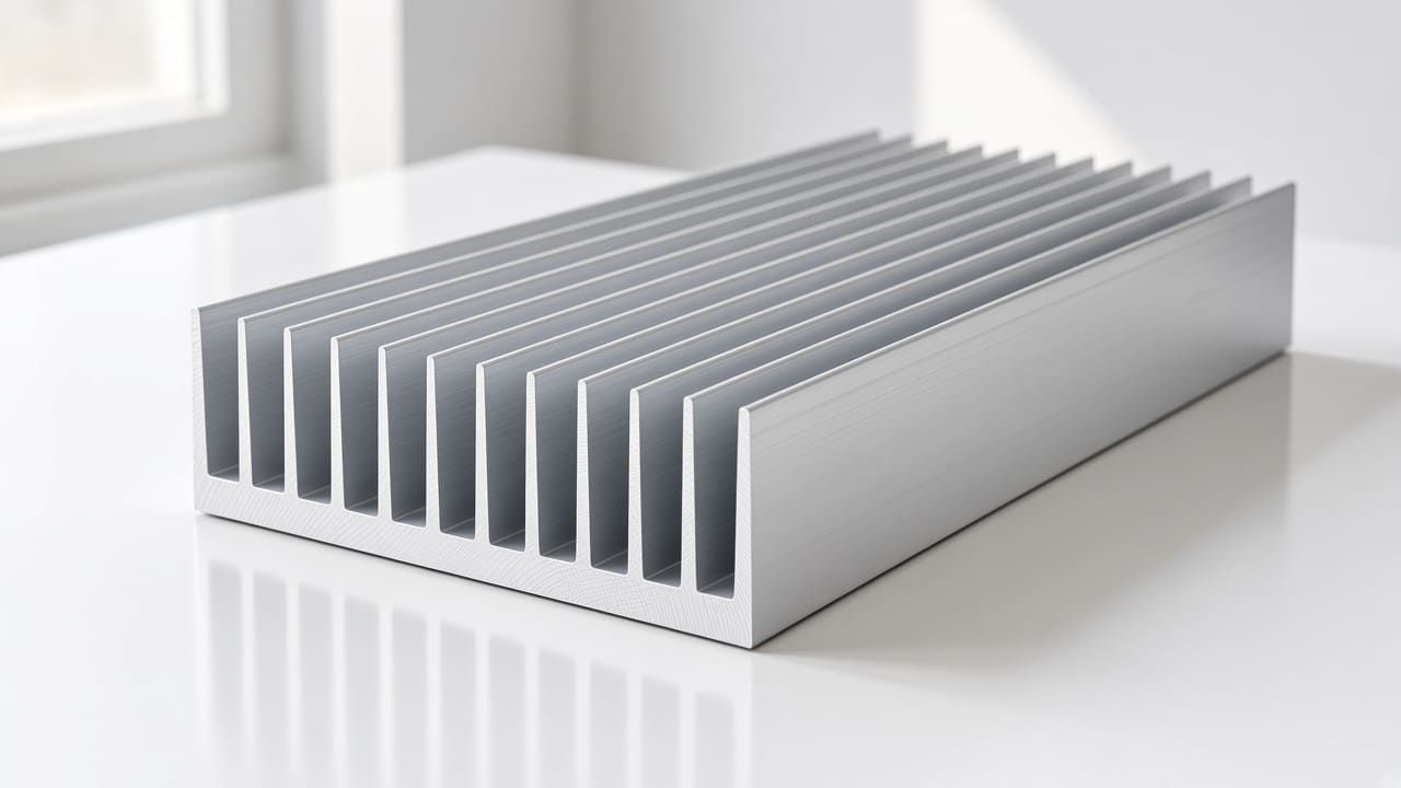 Length of extruded aluminum heat sink profile