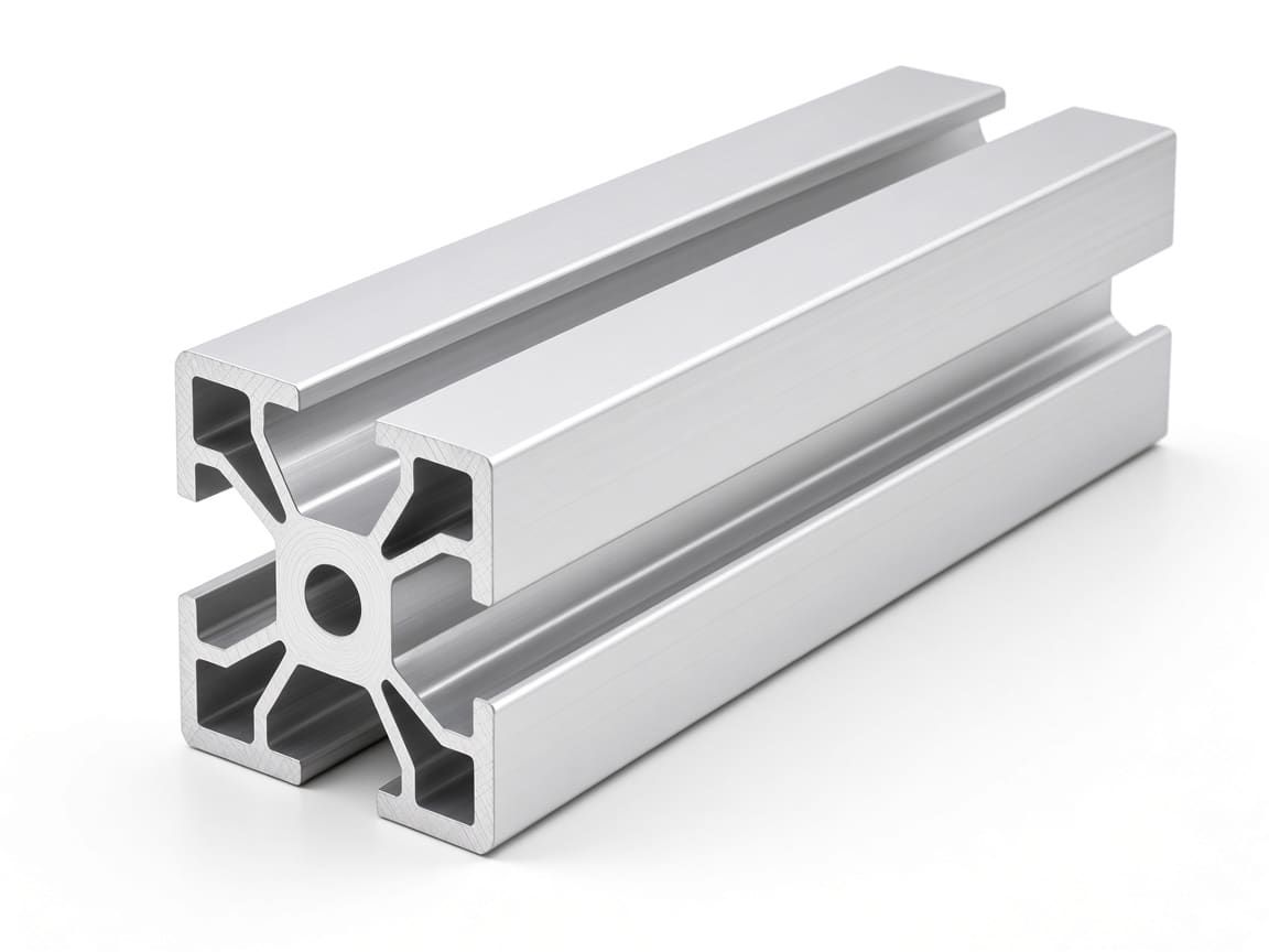 30 × 30 mm T-slot aluminum profile with 8 mm slots, clear anodized — CharMax CM-TS-3030
